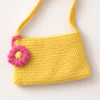 Elegant crochet side bag for women