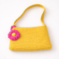 Elegant crochet side bag for women